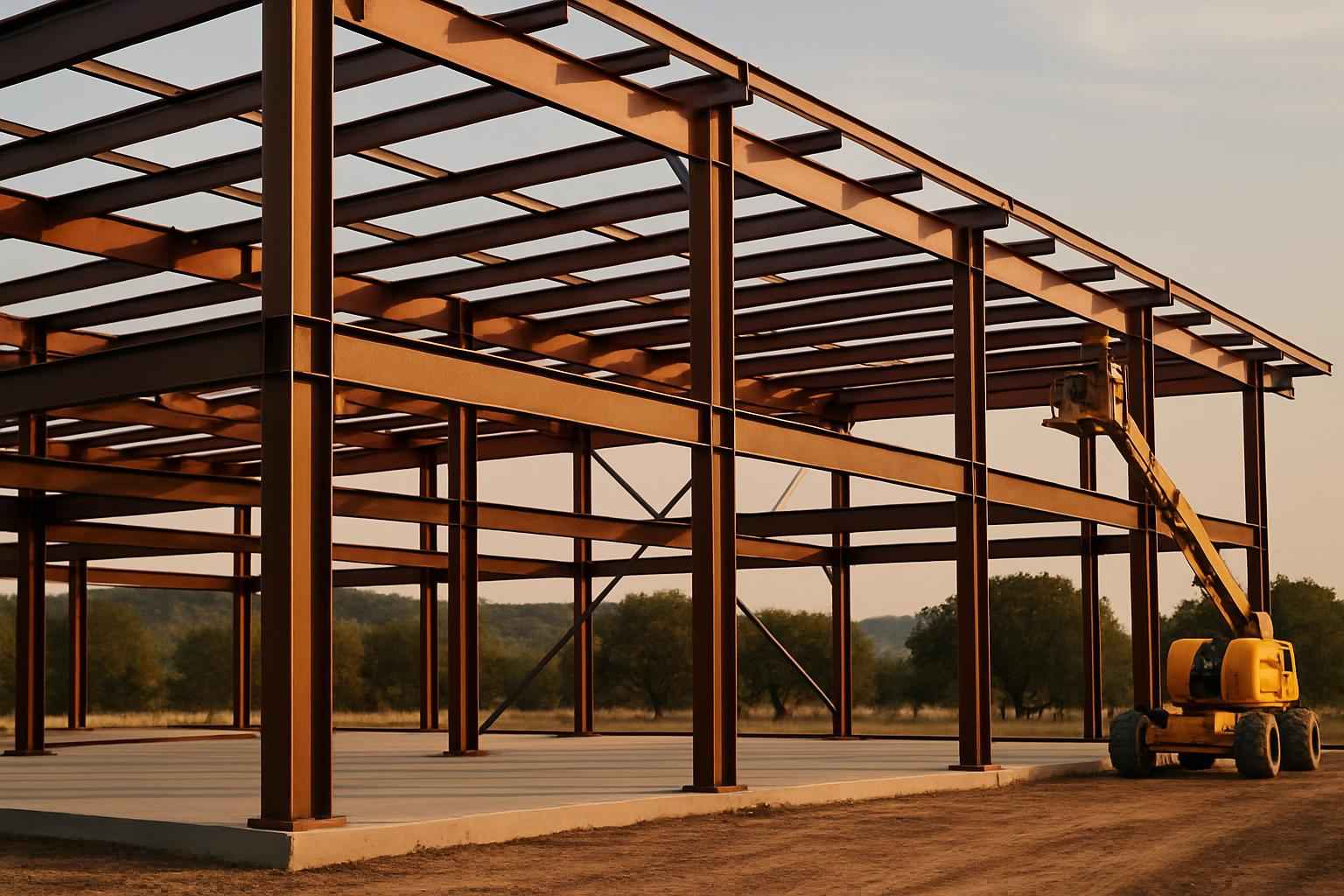 Red Iron Steel Erection in Hye TX