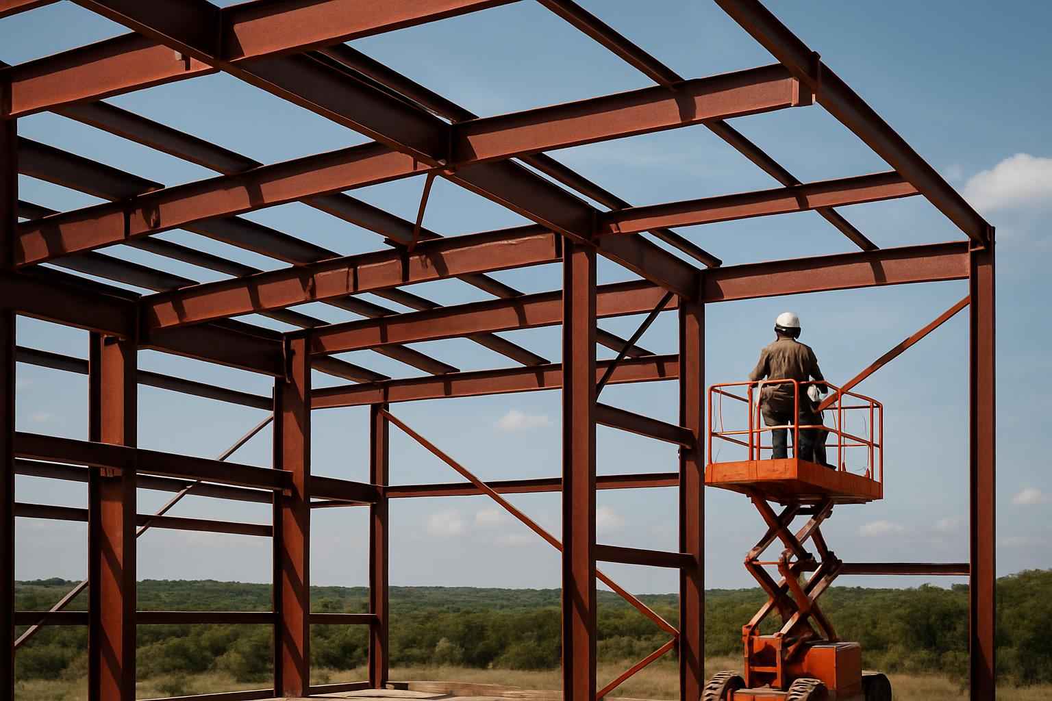 Red Iron Steel Erection in Willow City TX