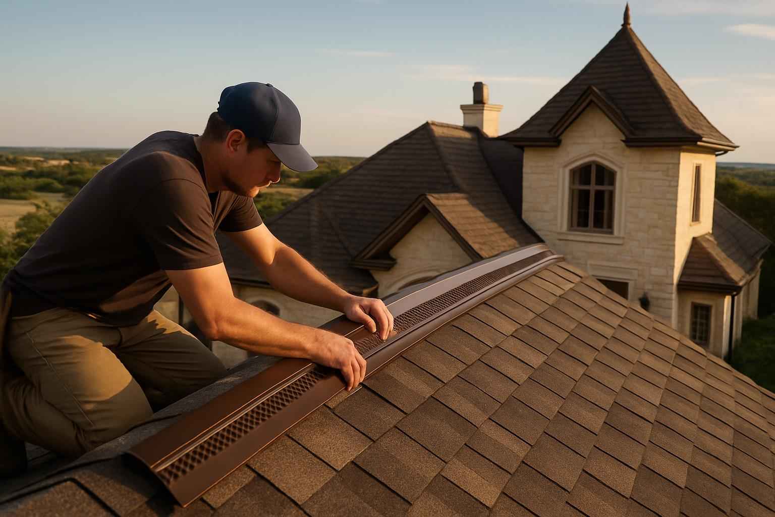 Ridge Vent Installation Service in Doss TX