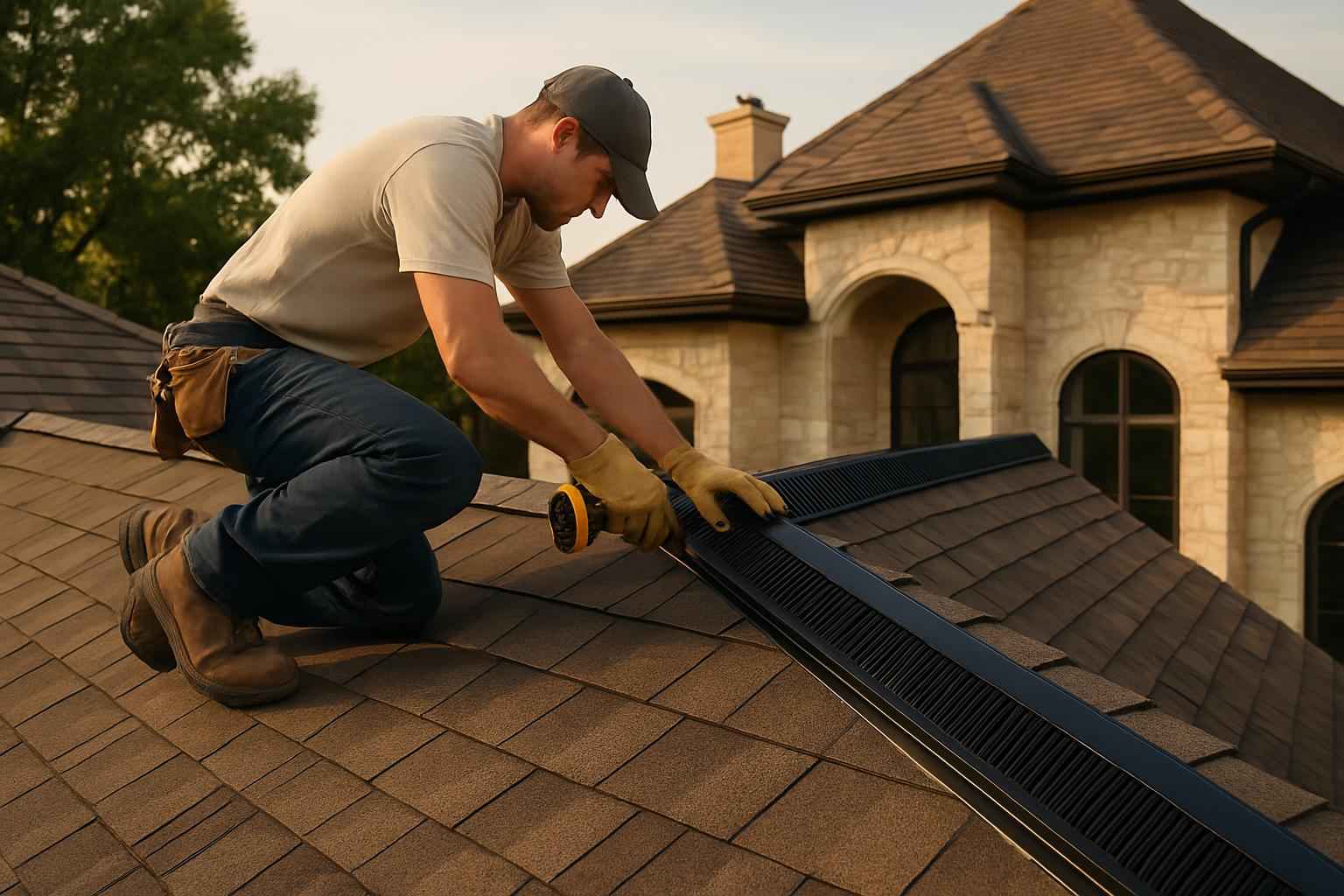 Ridge Vent Installation Service in Fredericksburg TX