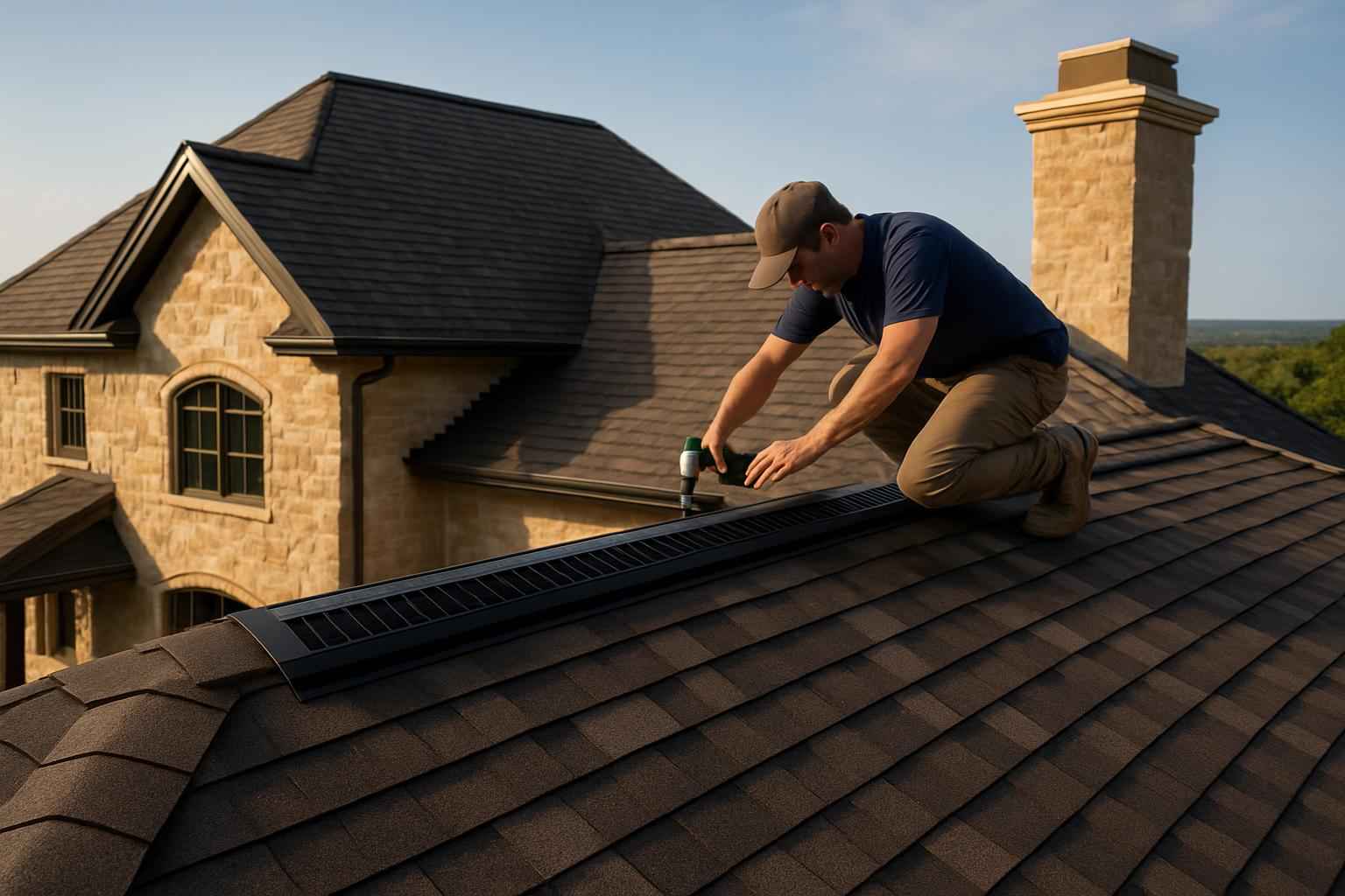 Ridge Vent Installation Service in Hye TX