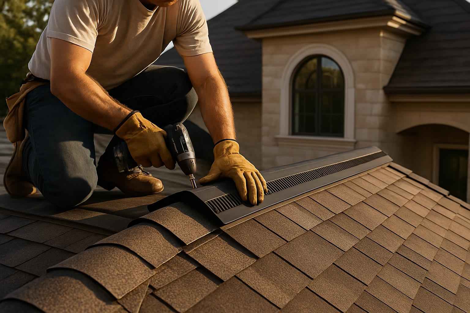 Ridge Vent Installation Service in Luckenbach TX