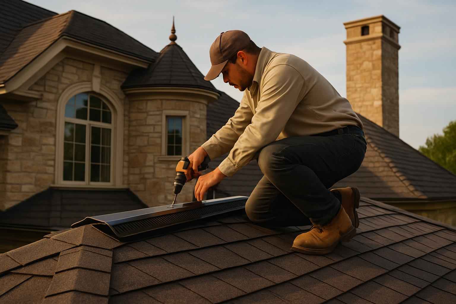 Ridge Vent Installation Service in Stonewall TX