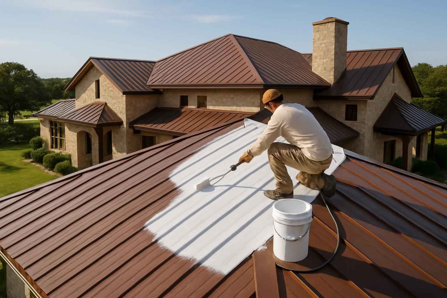 Roof Recoat Service in Luckenbach TX