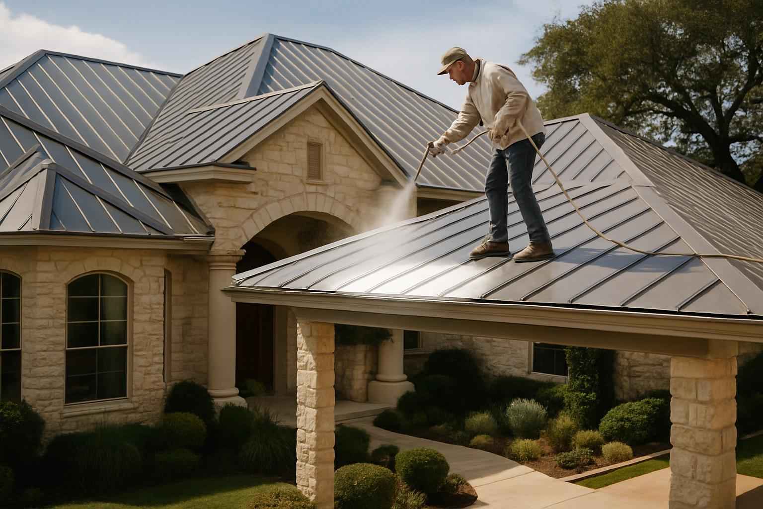 Roof Recoat Service in Stonewall TX