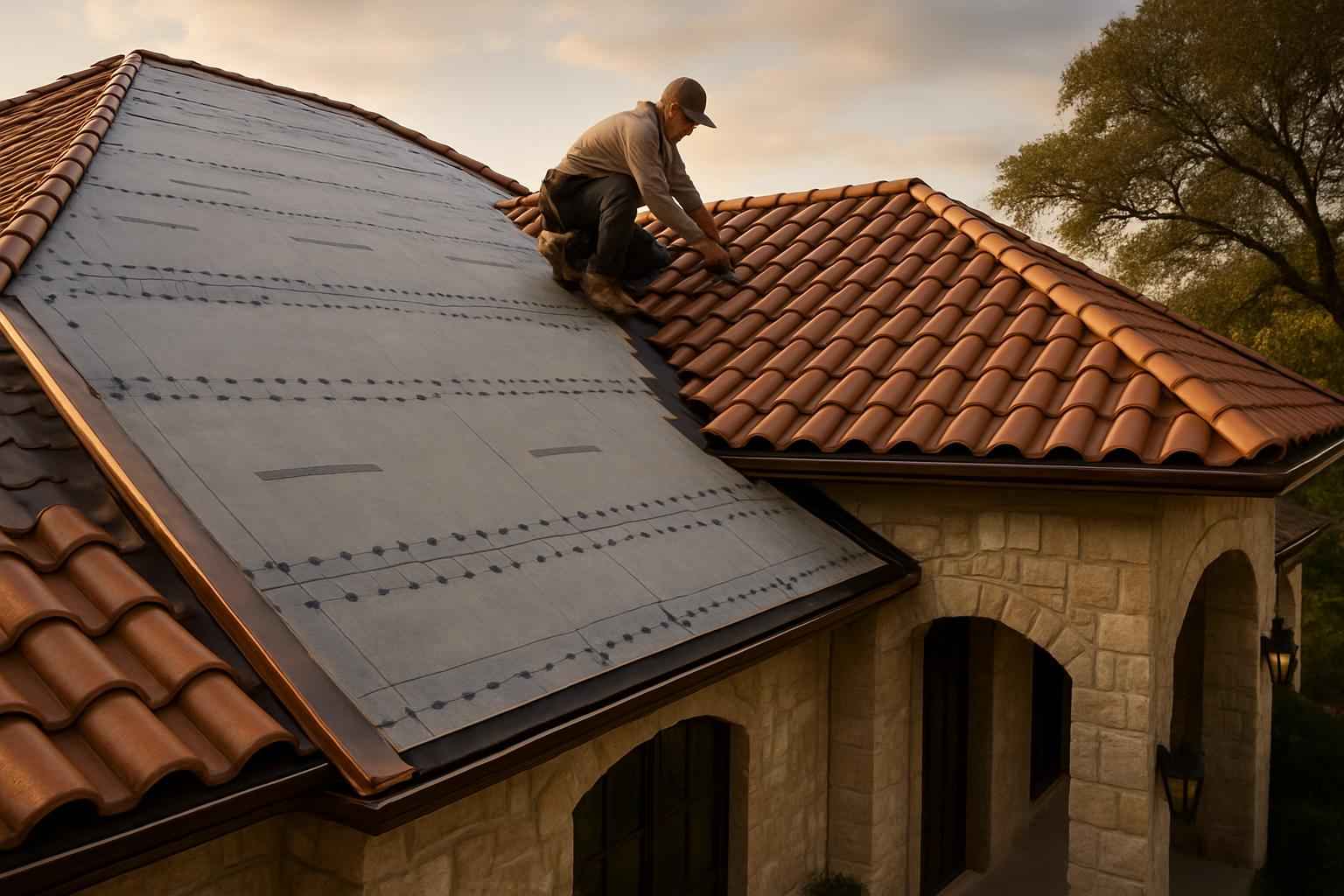 Roof Underlayment Service in Hye TX
