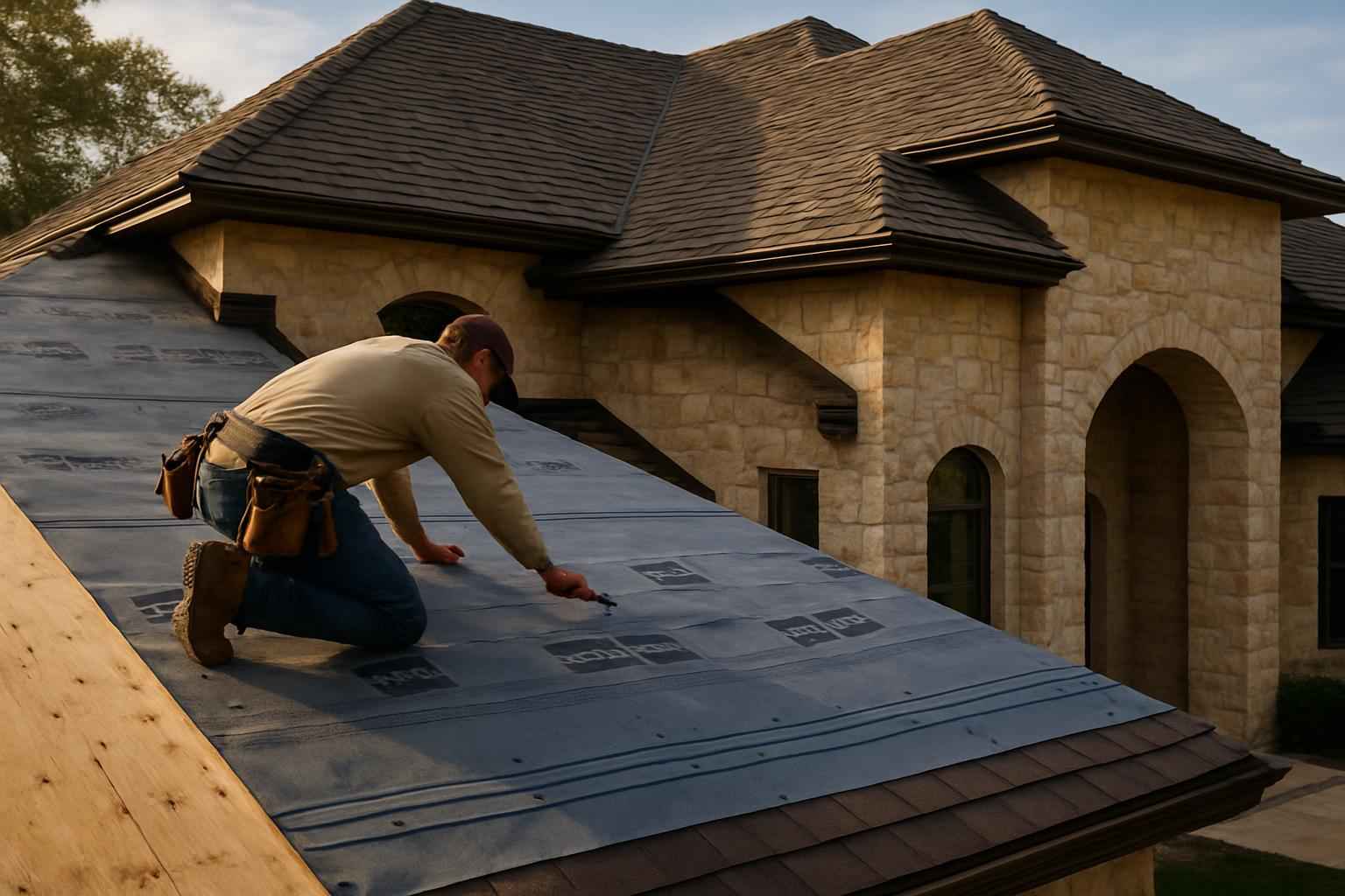 Roof Underlayment Service in Stonewall TX