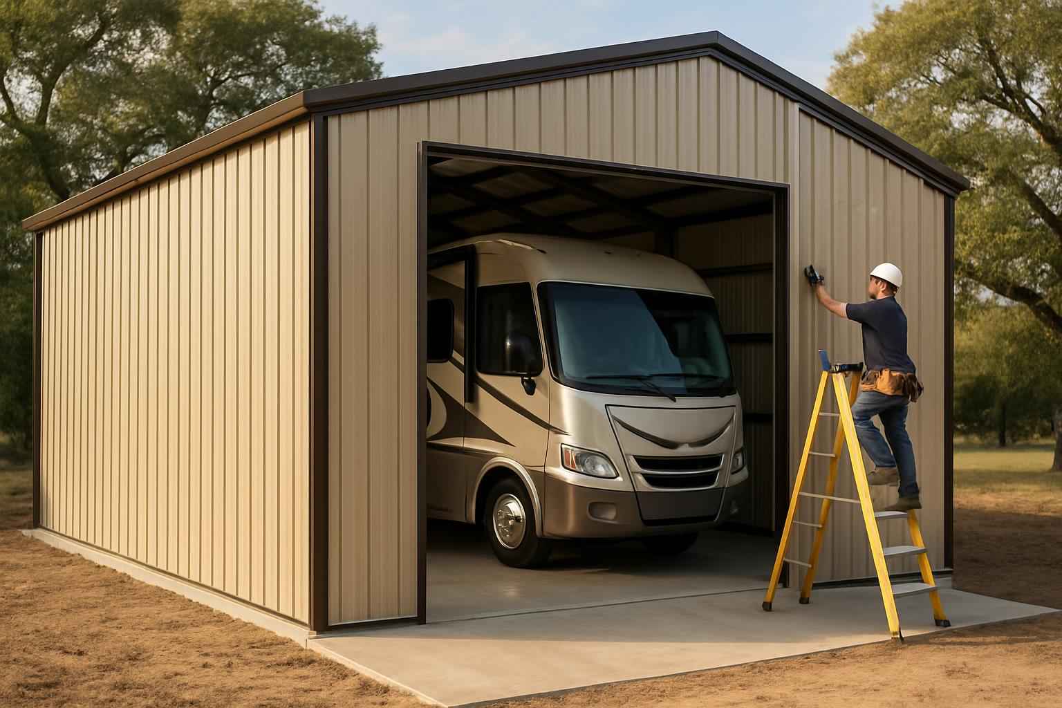 RV Bay Construction Service in Luckenbach TX