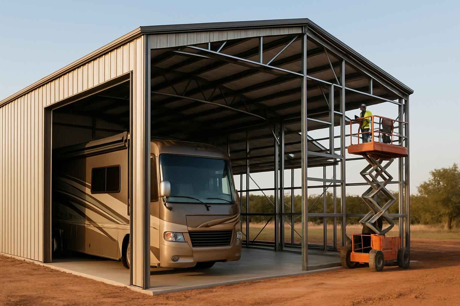 RV Bay Construction Service in Stonewall TX