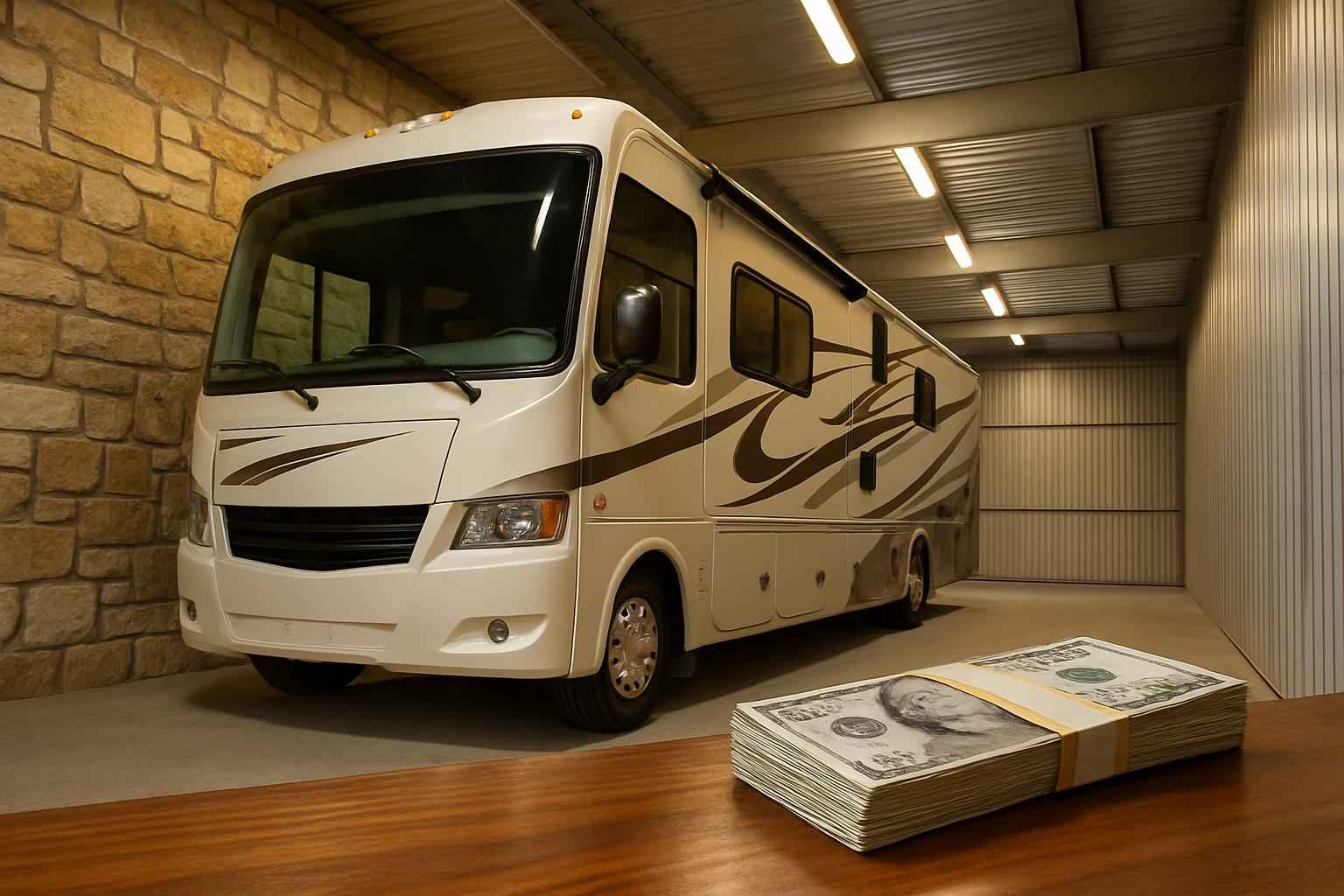 RV Storage Cost Estimate in Stonewall TX