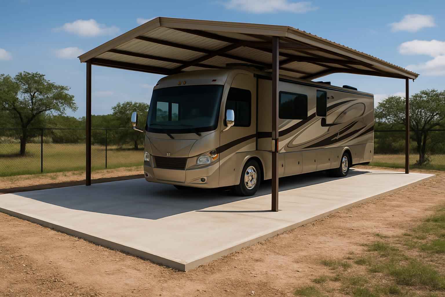 RV Storage Slab Contractor in Willow City TX