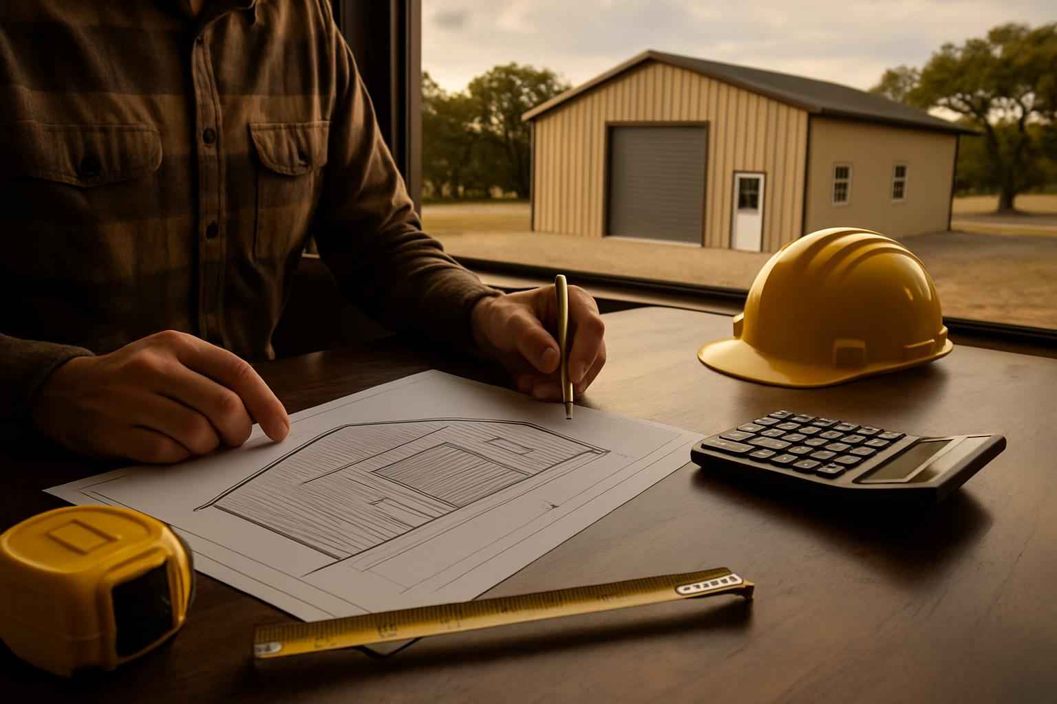 Shop Build Cost Estimate in Doss TX