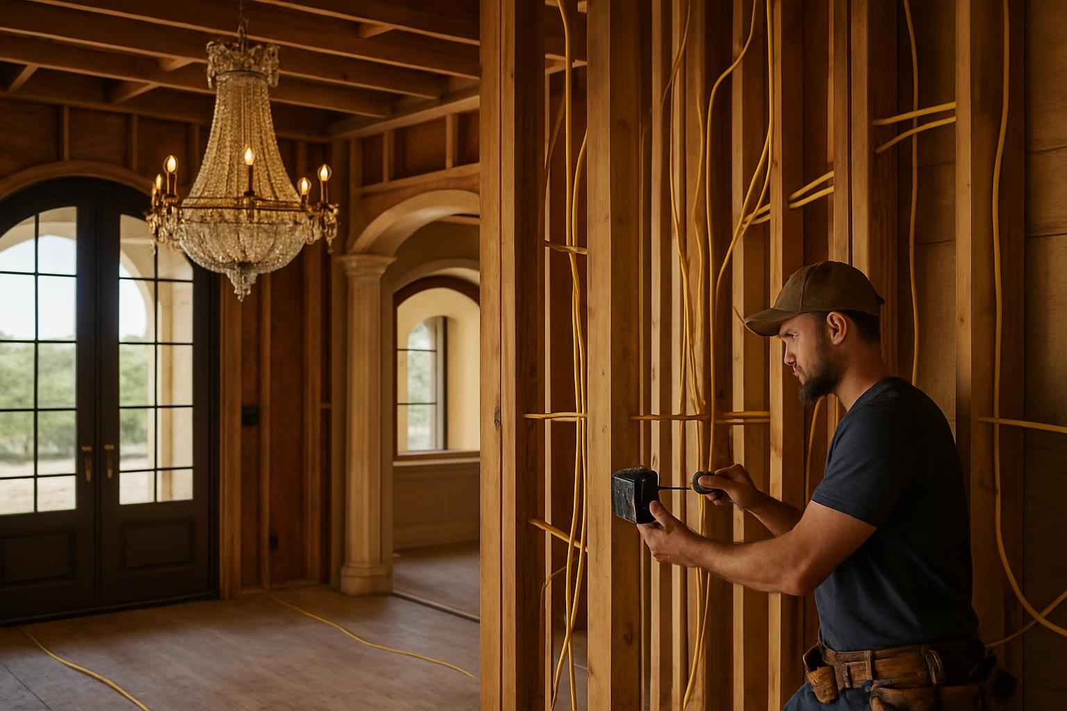 Shop Electrical Rough In Service in Stonewall TX