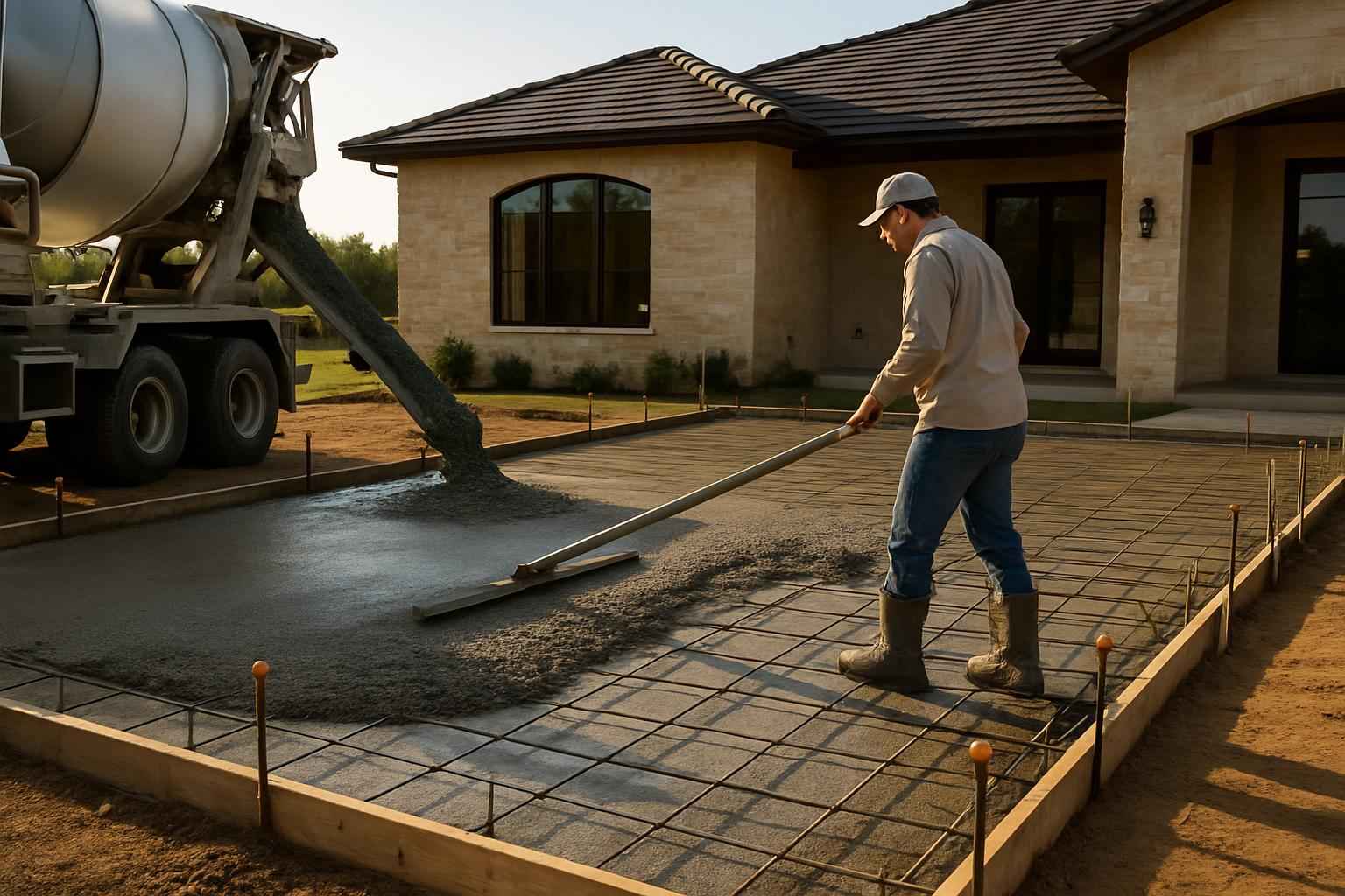 Shop Slab Contractor in Fredericksburg TX