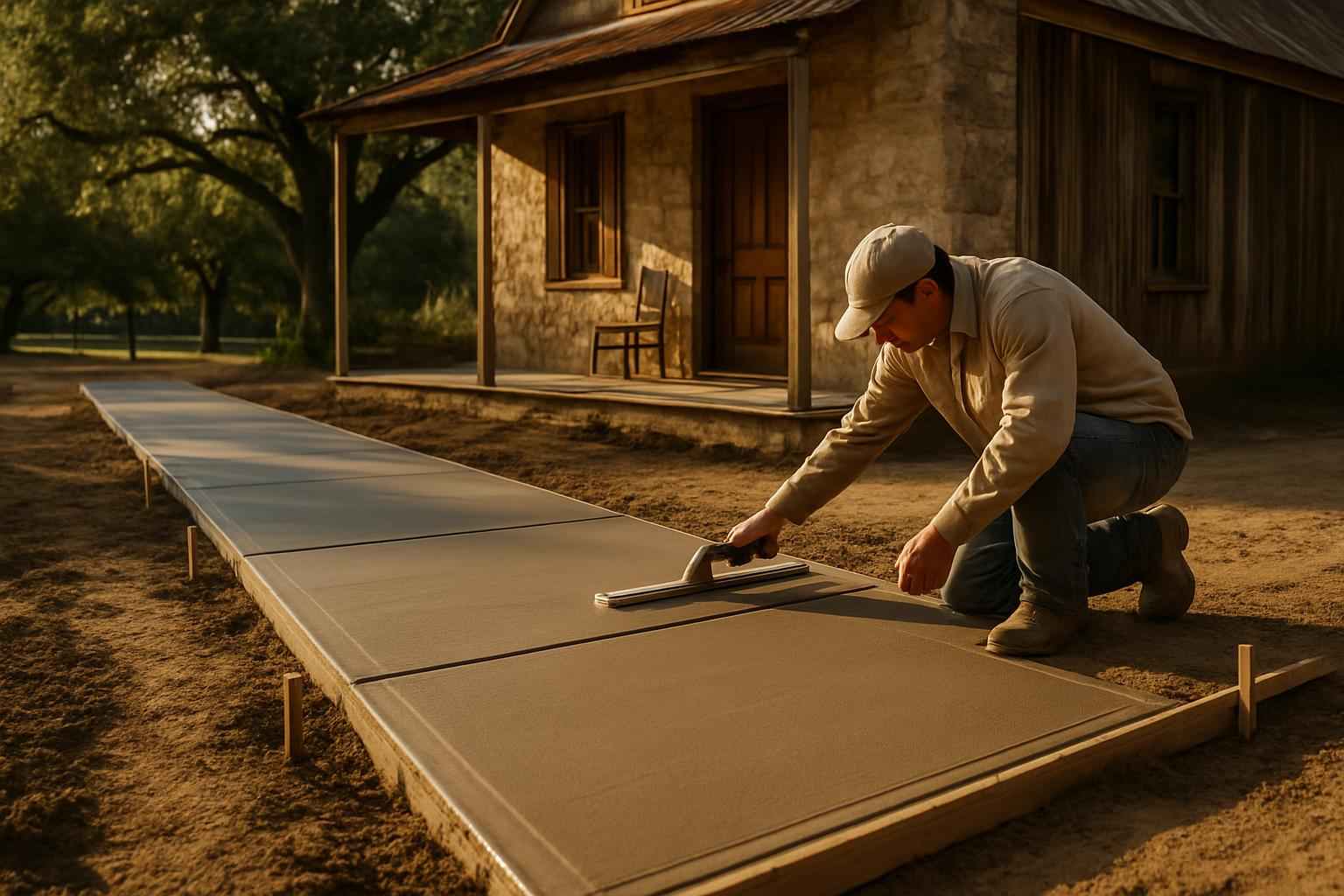 Sidewalk Flatwork Contractor in Luckenbach TX