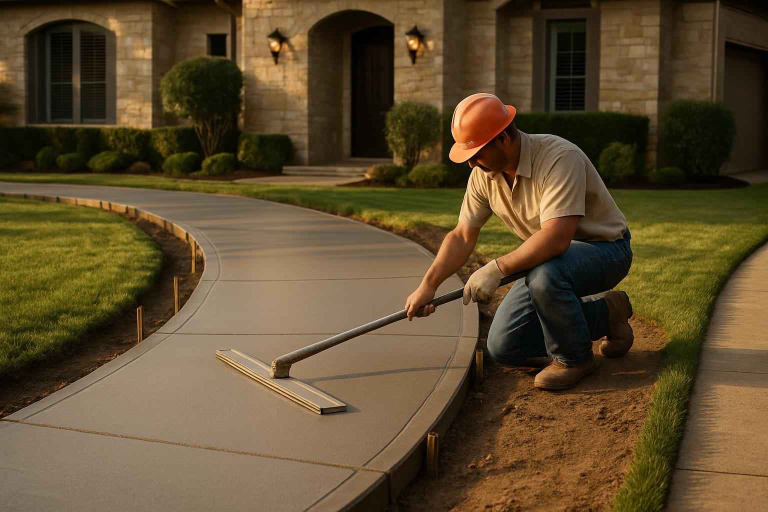Sidewalk Flatwork Contractor in Willow City TX