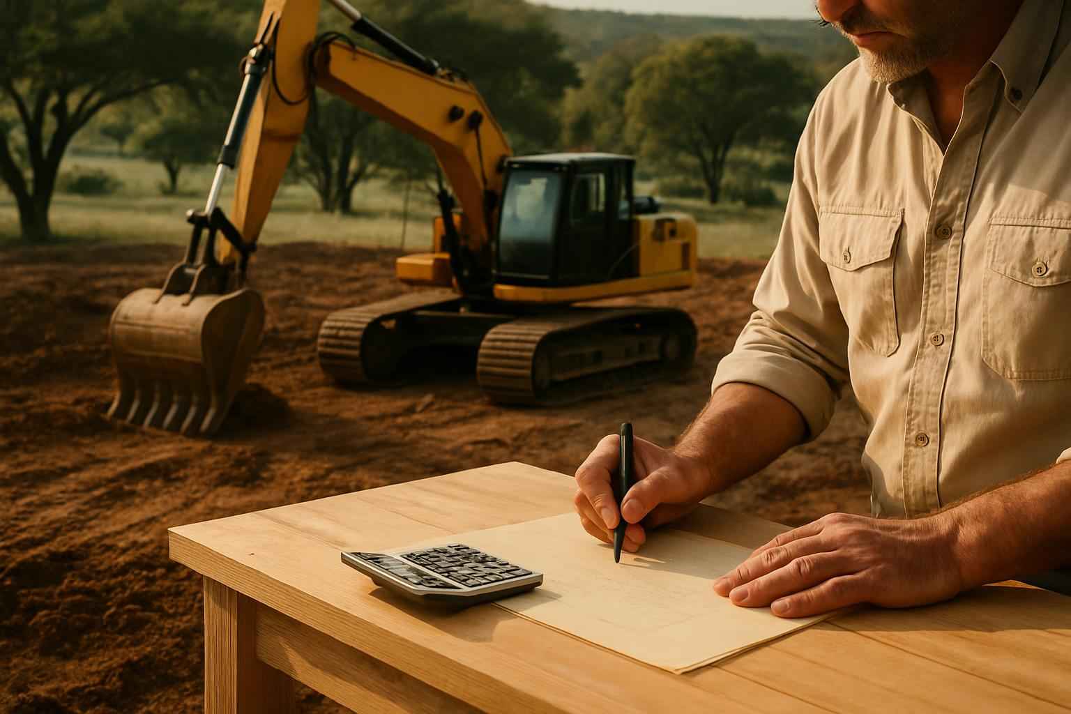 Site Prep Cost Estimate in Fredericksburg TX