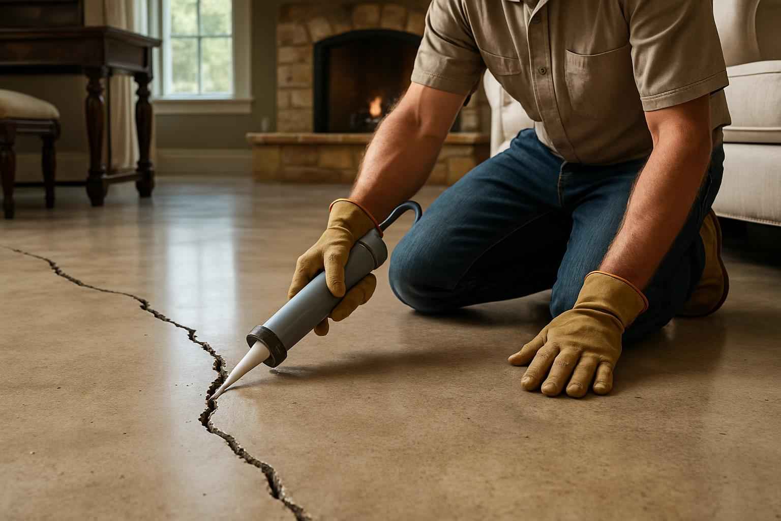 Slab Crack Repair Service in Doss TX