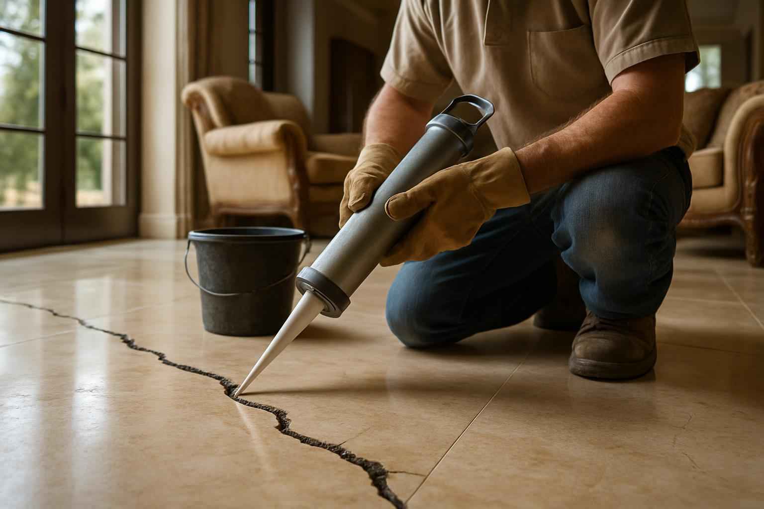 Slab Crack Repair Service in Hye TX