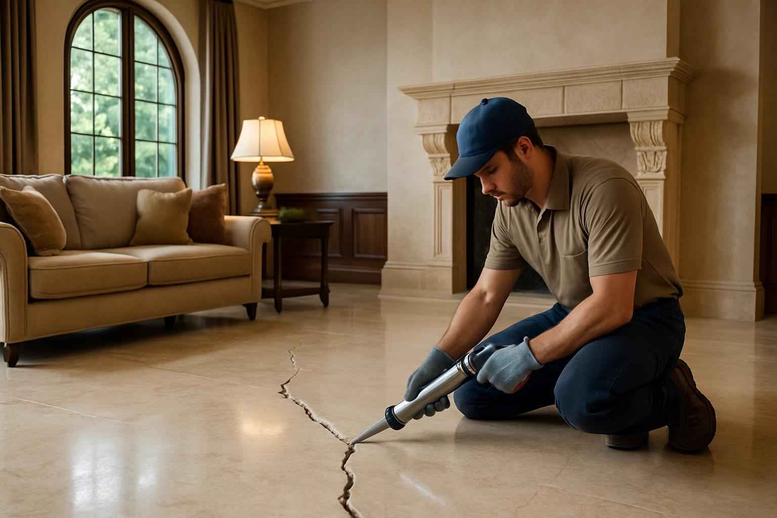 Slab Crack Repair Service in Stonewall TX