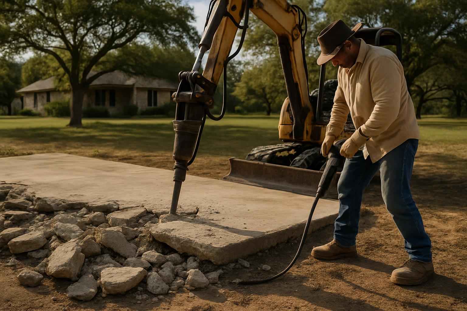 Slab Removal Service in Doss TX
