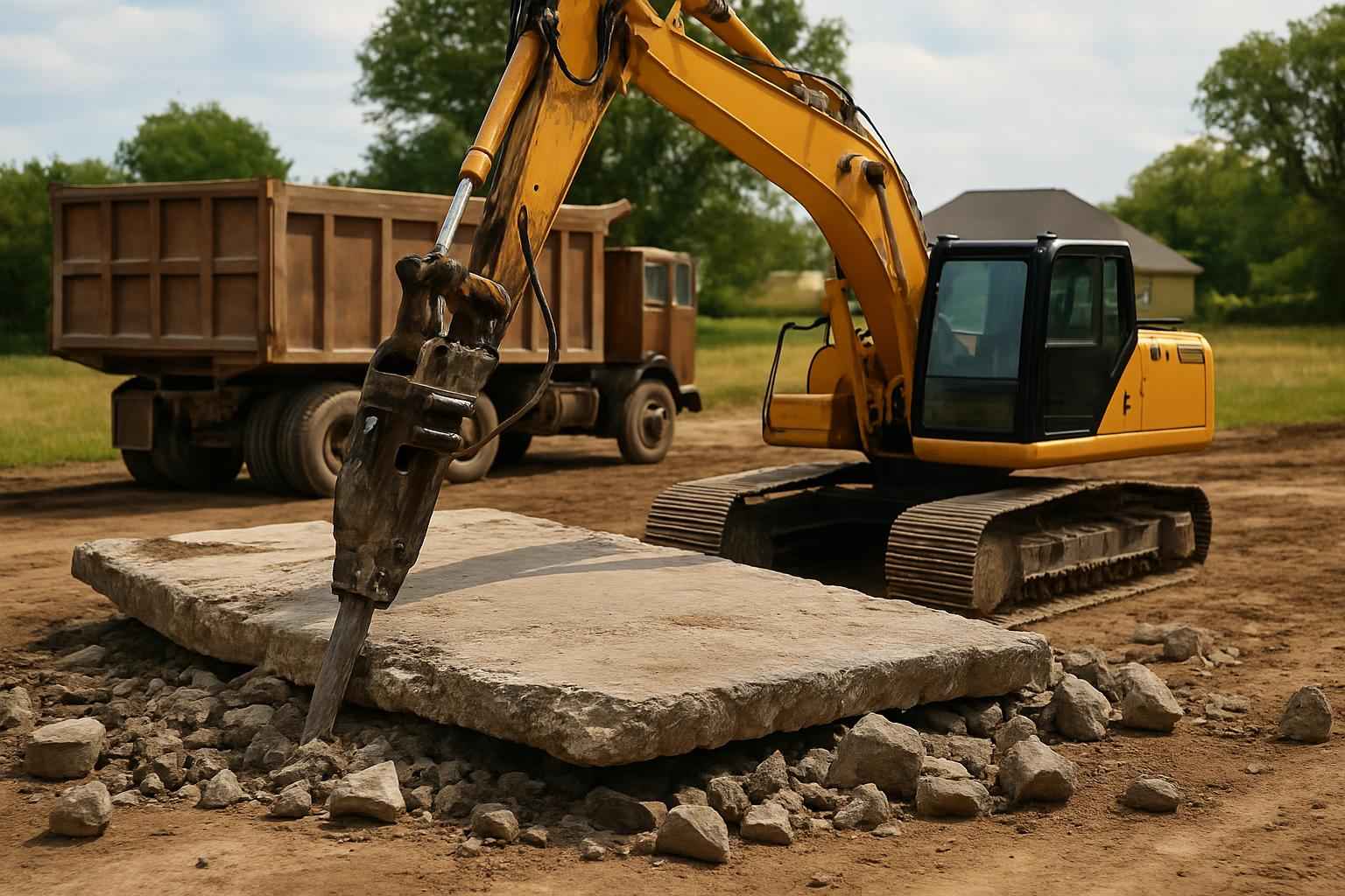 Slab Removal Service in Fredericksburg TX