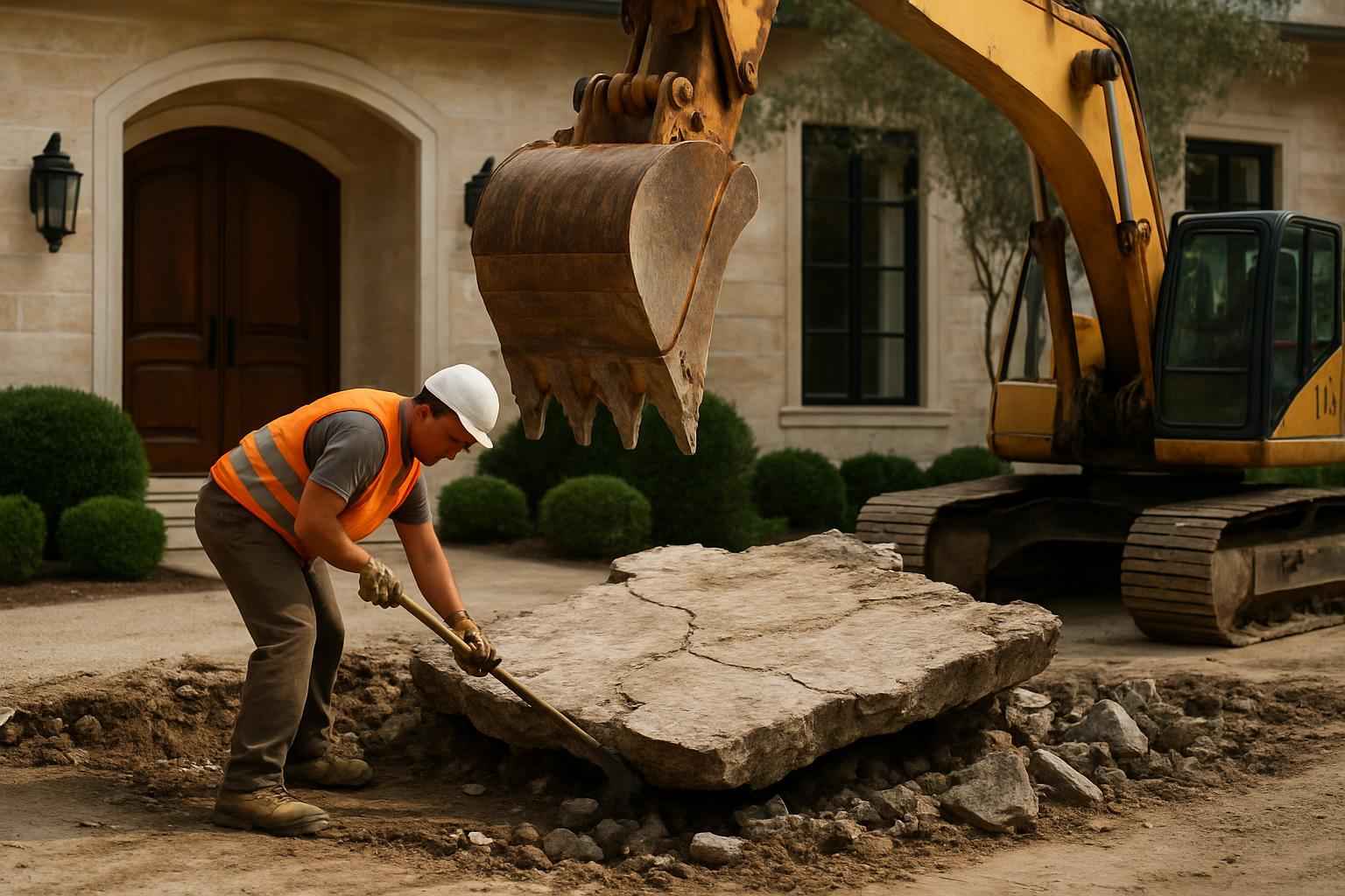 Slab Removal Service in Stonewall TX