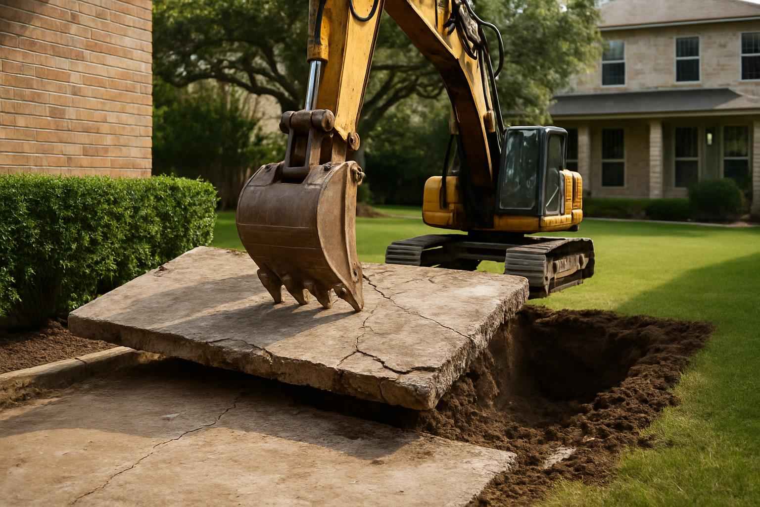 Slab Removal Service in Willow City TX