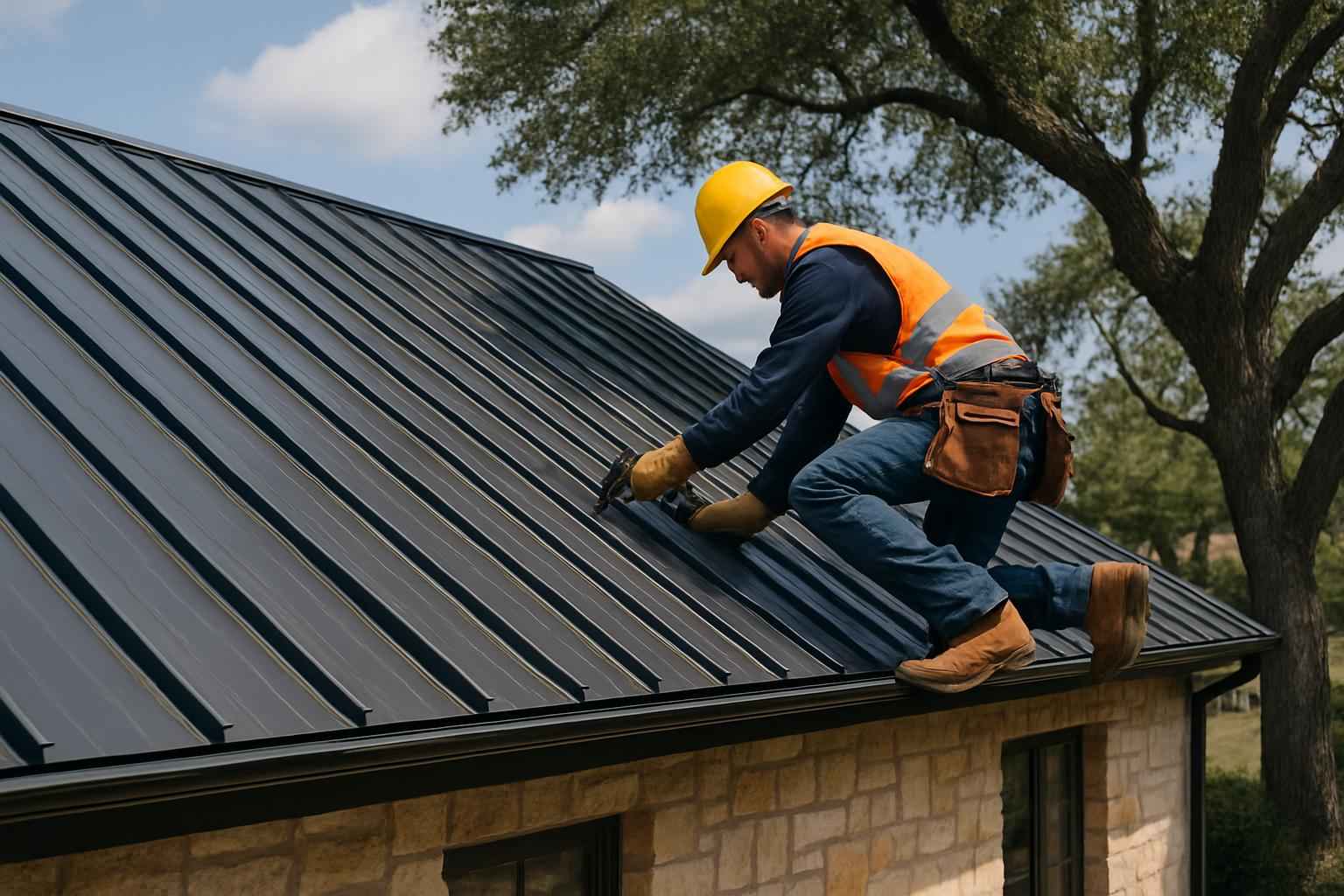 Standing Seam Roof Installer in Fredericksburg TX