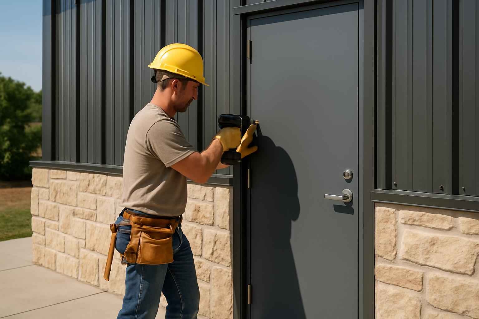 Steel Walk Door Installer in Fredericksburg TX