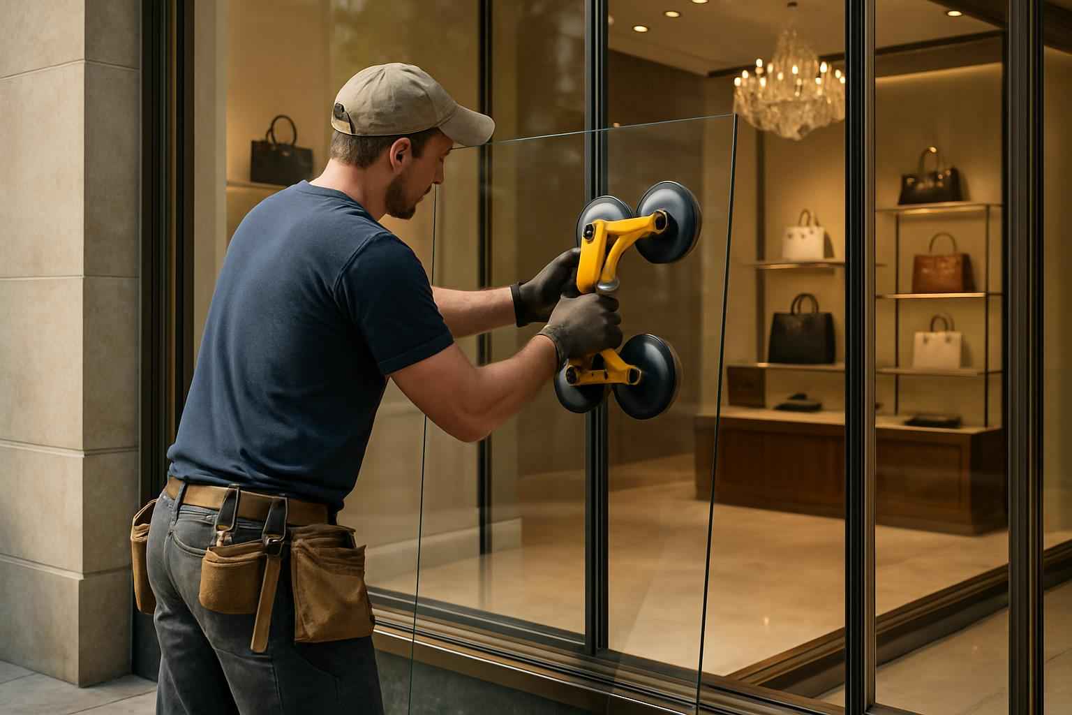 Storefront Window Installer in Luckenbach TX