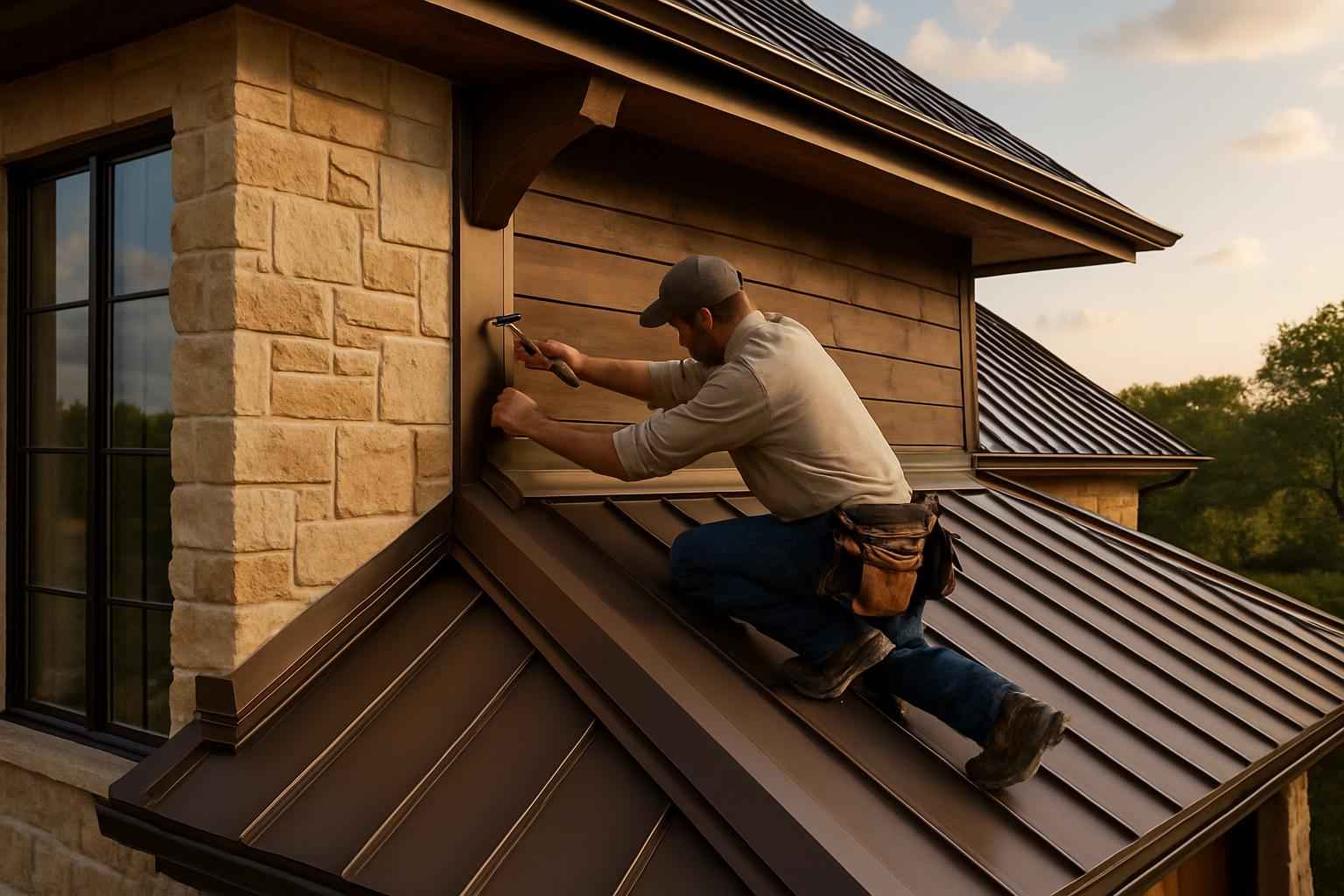 Trim Flashing Installation in Hye TX