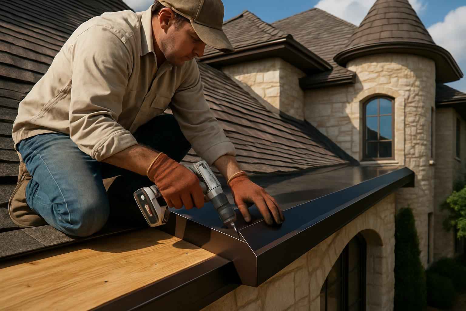 Trim Flashing Installation in Willow City TX