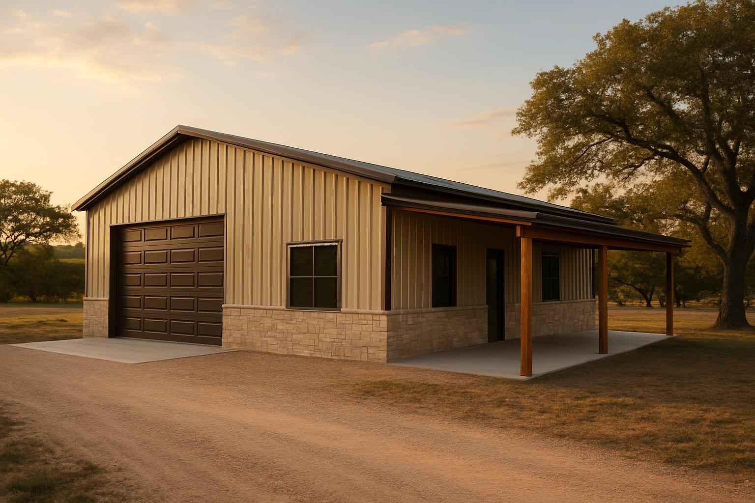 Turnkey Metal Building Service in Luckenbach TX