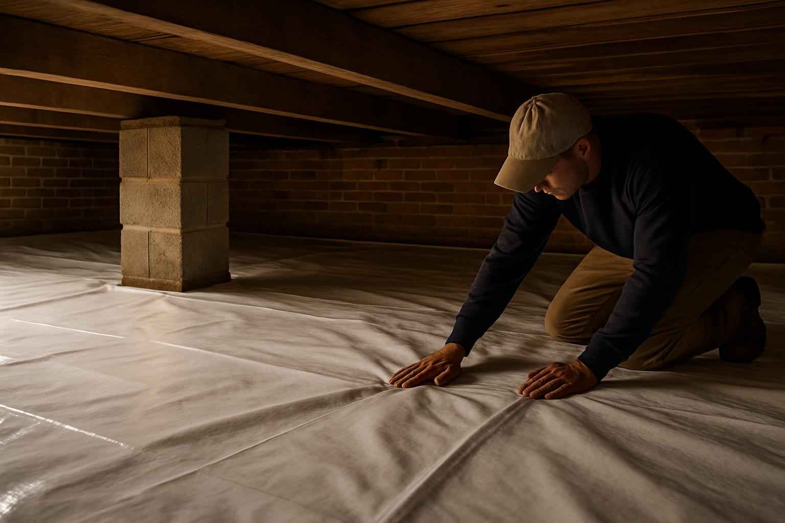 Vapor Barrier Installation in Fredericksburg TX