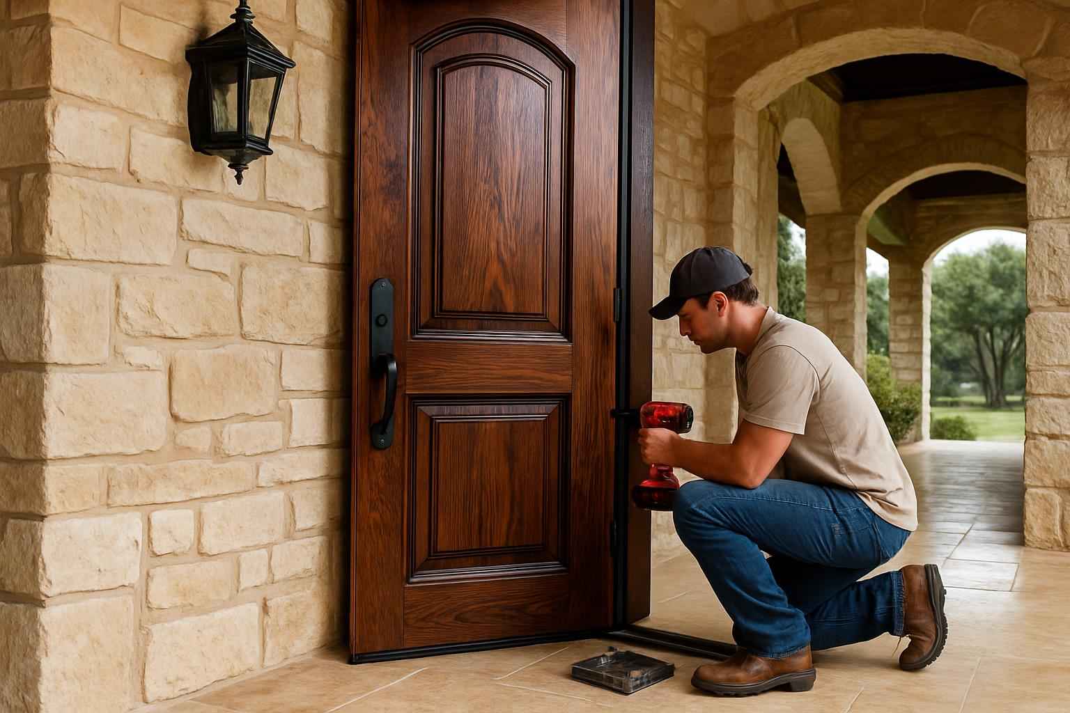 Walk Door Repair Service in Hye TX