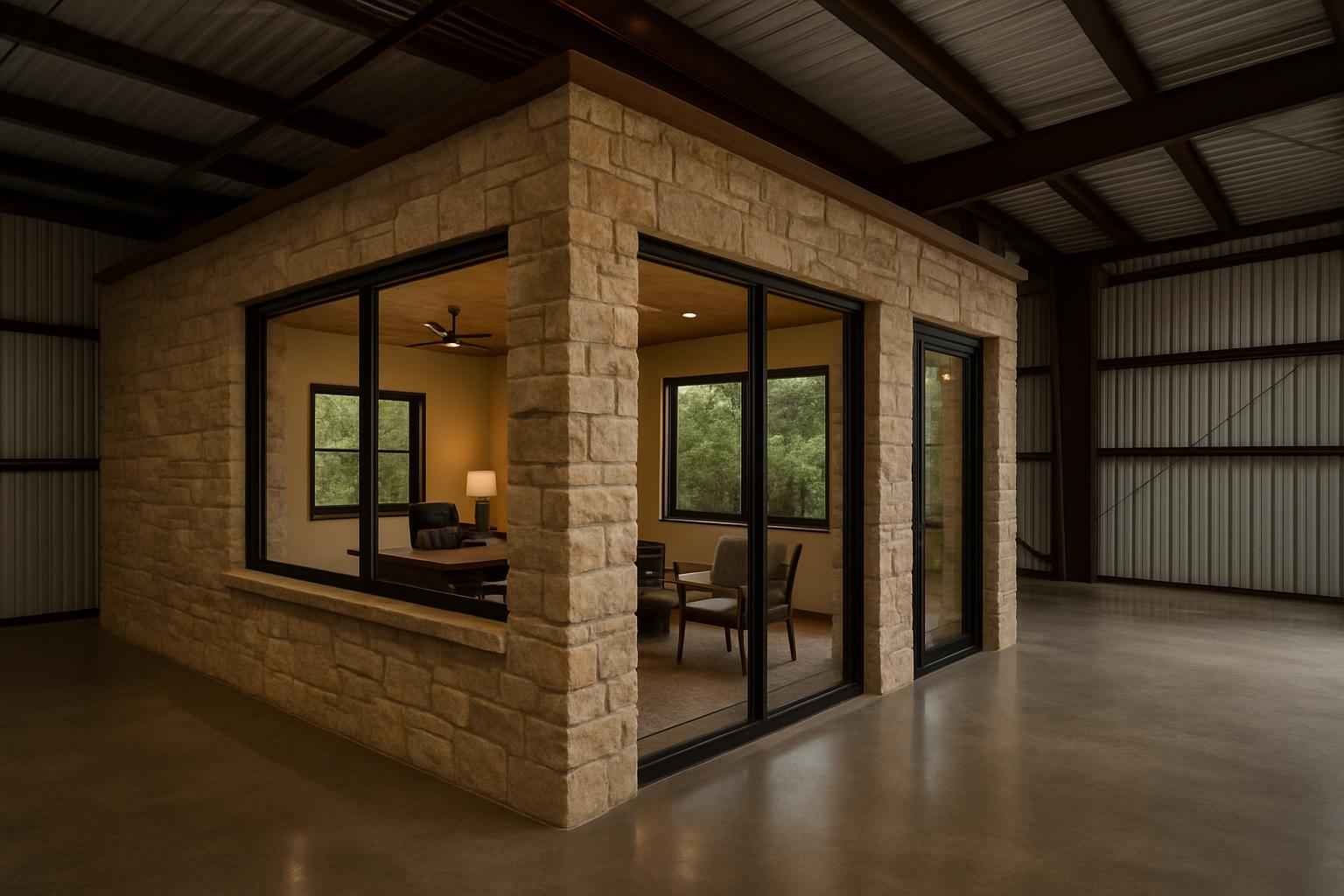 Warehouse Office Build Out in Stonewall TX