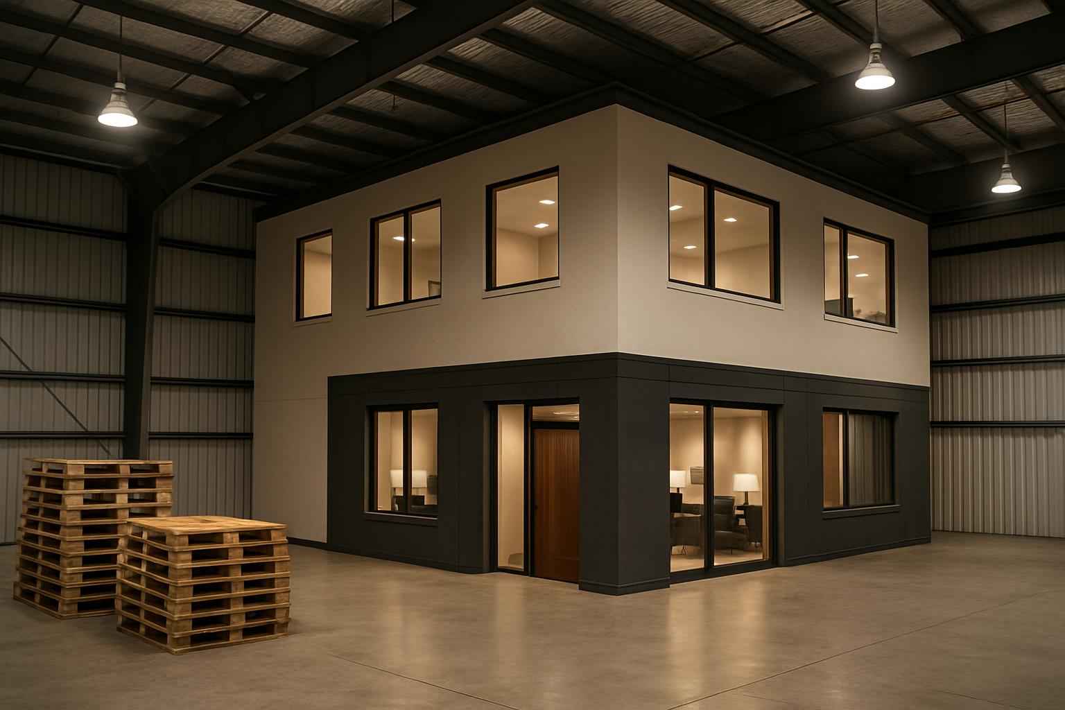 Warehouse Office Build Out in Willow City TX