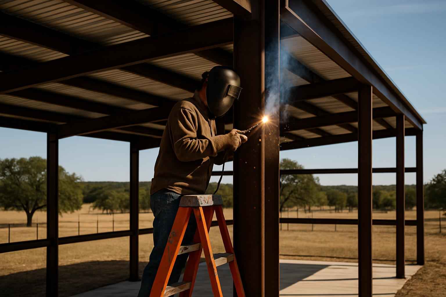 Weld Up Building Erection in Doss TX