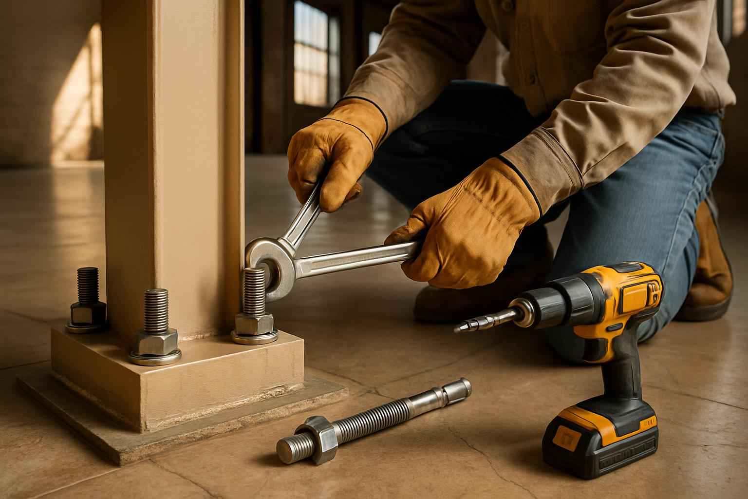 Anchor Bolt Repair Service in Waring TX