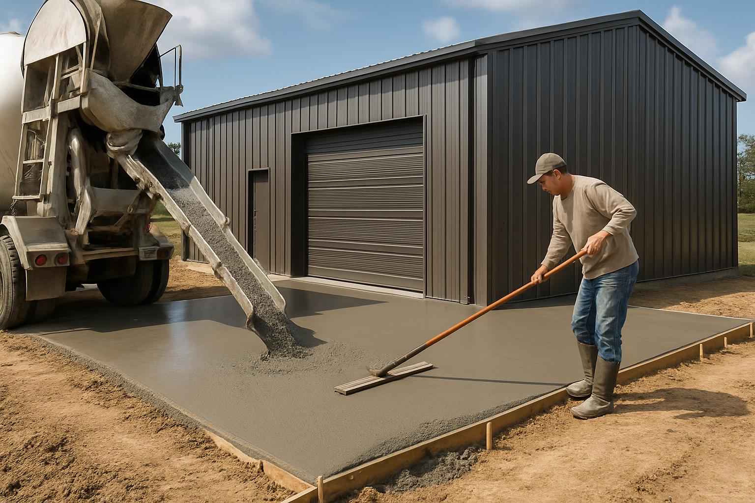 Apron Slab Installation Service in Center Point TX