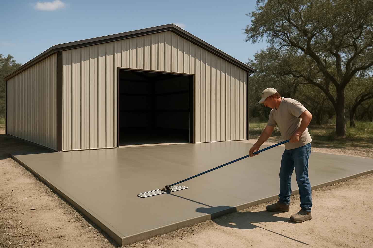 Apron Slab Installation Service in Harper TX