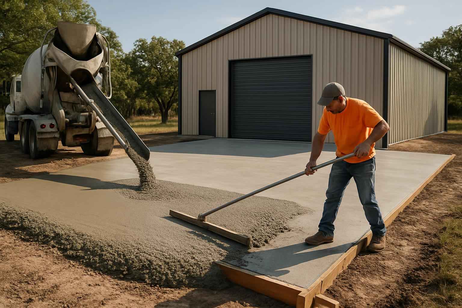 Apron Slab Installation Service in Ingram TX