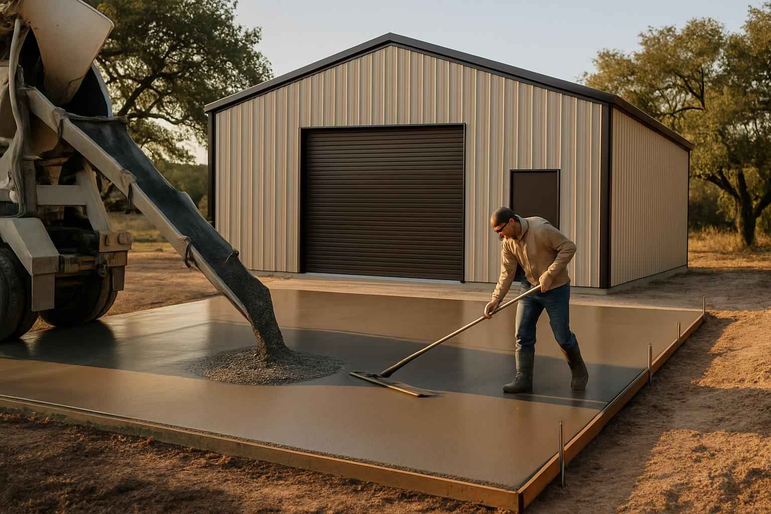 Apron Slab Installation Service in Kerrville TX