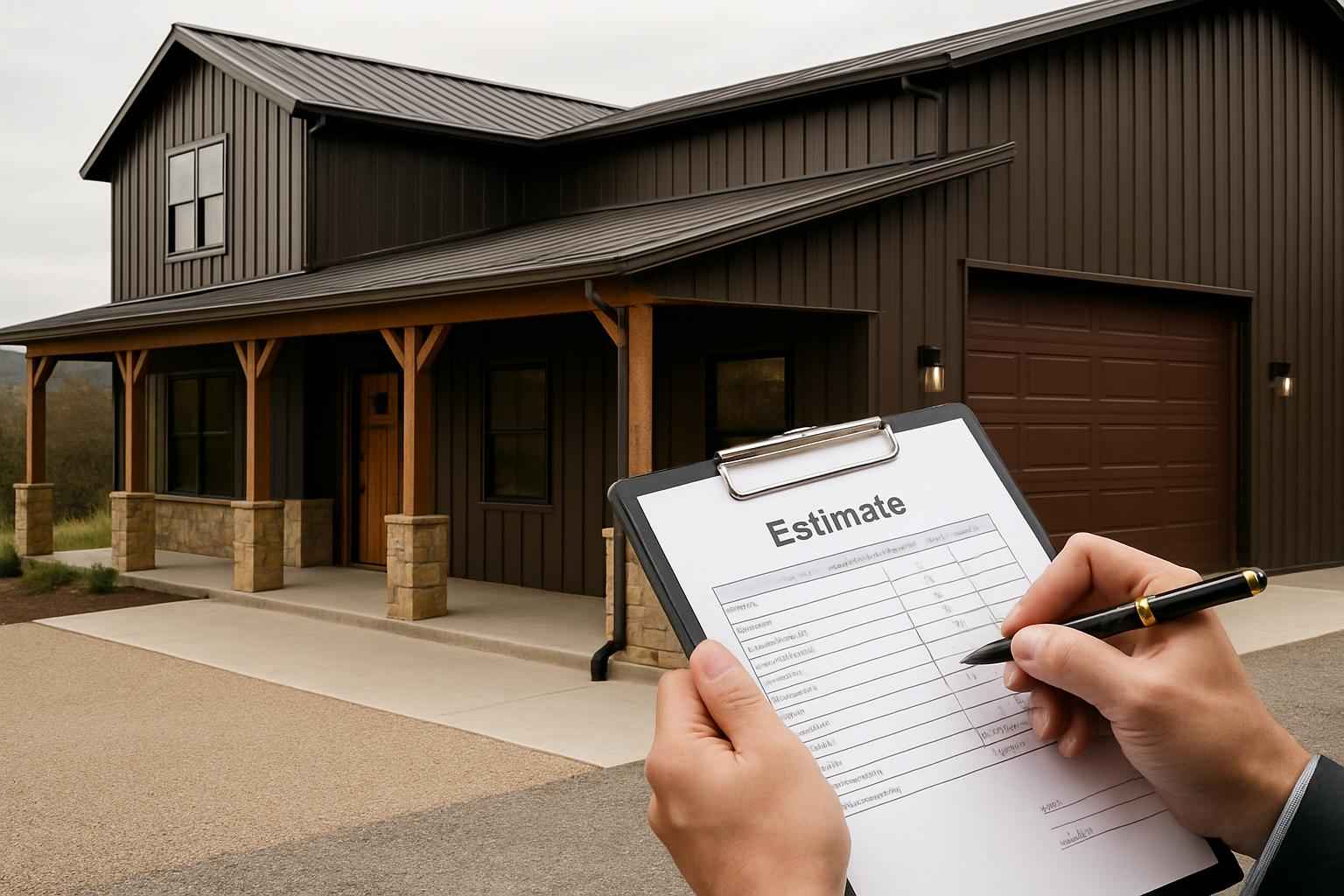 Barndominium Cost Estimate in Sisterdale TX