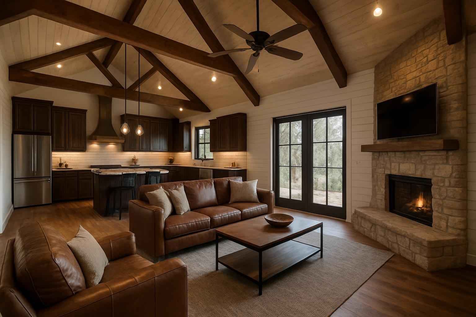 Barndominium Interior Build Out in Harper TX