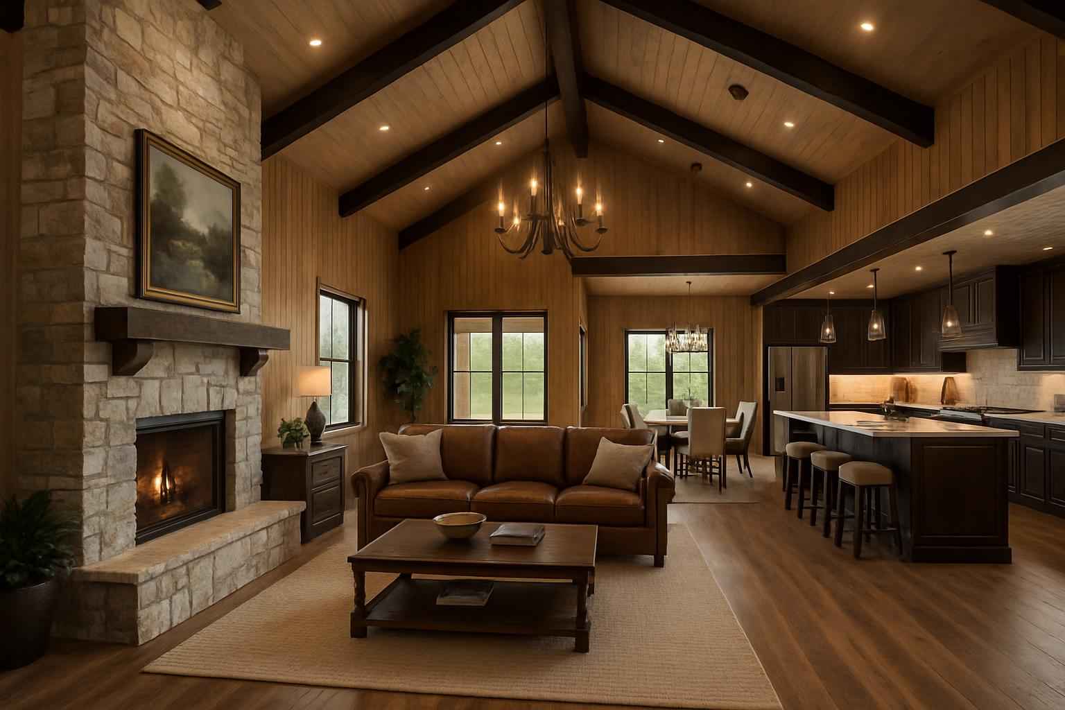 Barndominium Interior Build Out in Ingram TX