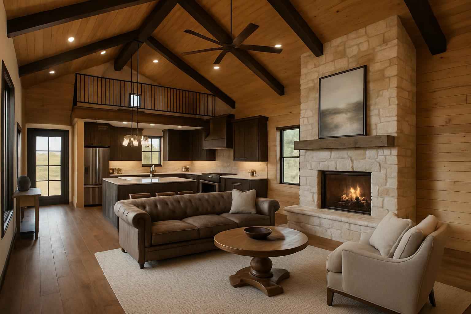 Barndominium Interior Build Out in Johnson City TX