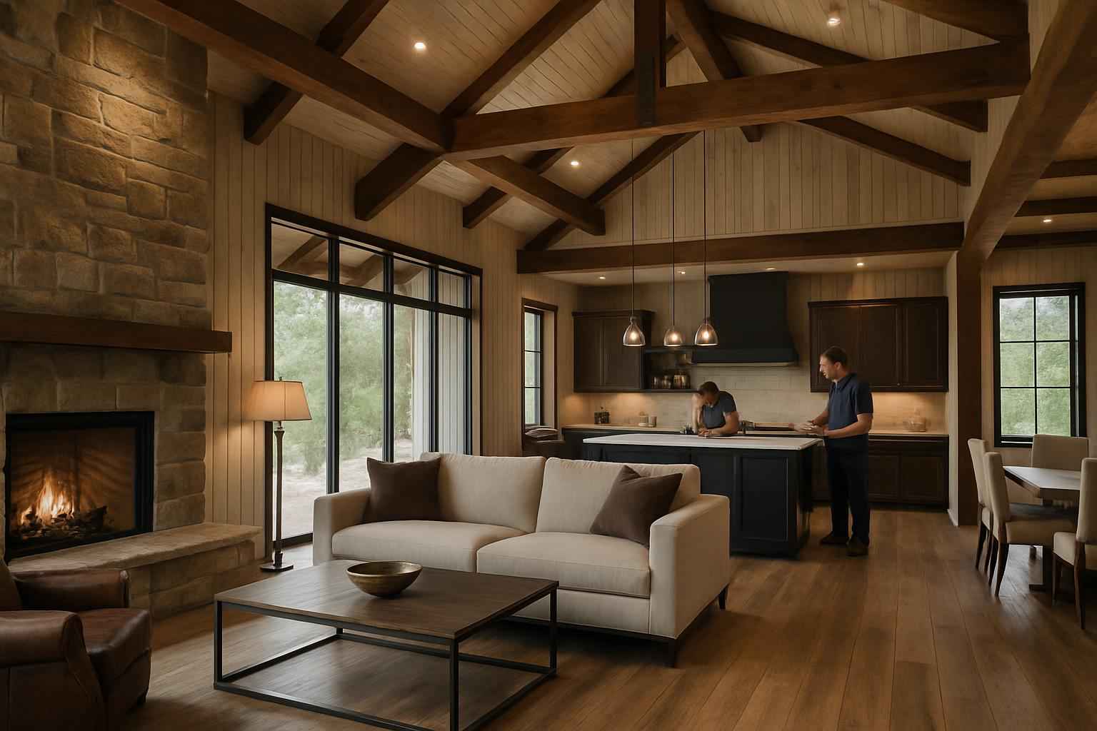 Barndominium Interior Build Out in Kerrville TX