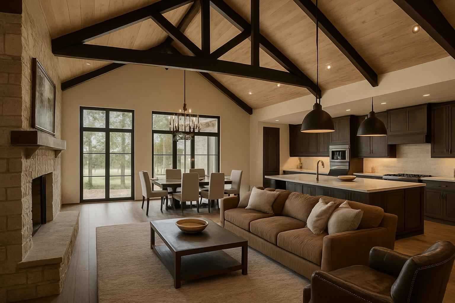 Barndominium Interior Build Out in Waring TX